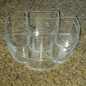 Clear acrylic organizer - rounded
